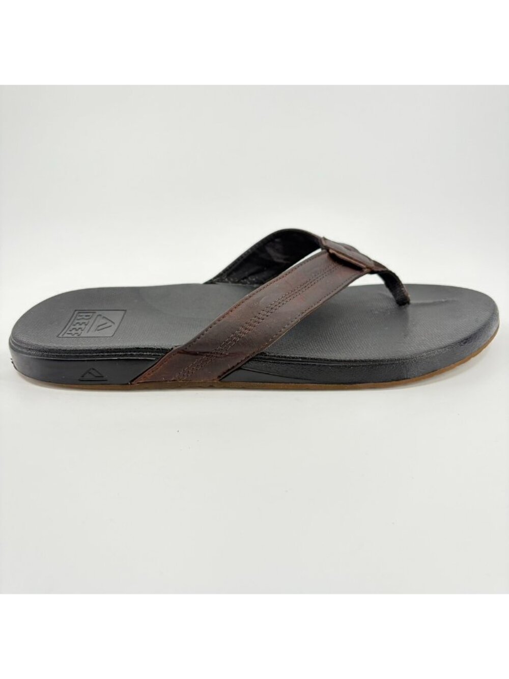Reef Cushion Phantom 2.0 LE Mens Size 8.5 Brown Black Outdoor Flip-Flop Sandals
